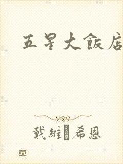 五星大饭店小说封面