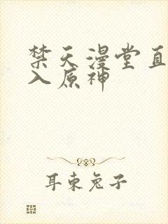 禁天漫堂直接进入原神