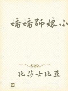 娇娇师娘小说封面