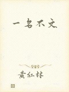 一名不文
