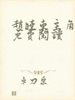 赵晓东主角小说免费阅读封面