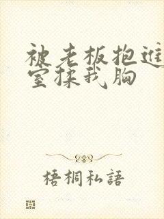 被老板抱进办公室揉我胸