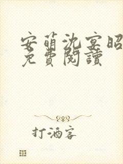 安萌沈宴昭小说免费阅读