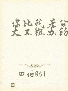 你比我老公的又大又粗办的还舒坦