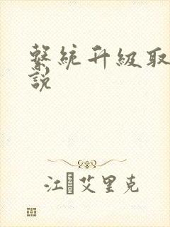 系统升级取液小说