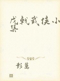 戊戟武侠小说全集封面