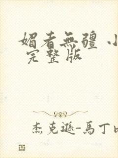 媚者无疆 小说 完整版