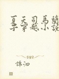 夏天司马兰九皇子穿越小说笔趣阁