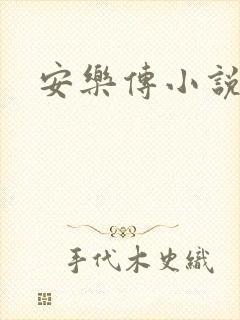 安乐传小说封面