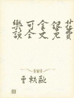 乐可金银花露小说全文免费阅读封面