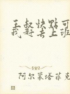 王叔快点可以吗我赶去上班封面