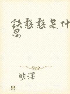 铁憨憨是什么意思