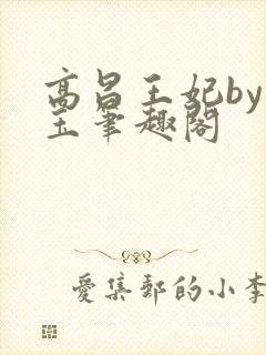 高昌王妃by黛玉笔趣阁封面