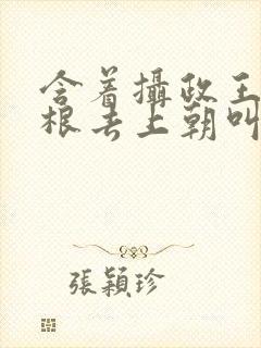 含着摄政王的紫根去上朝叫什么封面