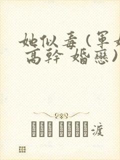 她似毒 (军婚 高干 婚恋)完结