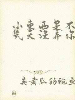 小东西是不是好几天没弄你了