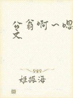 公翁啊～嗯啊h文