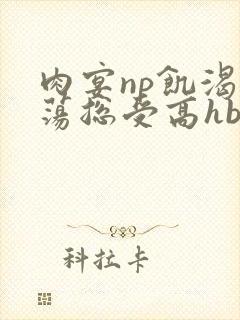 肉宴np饥渴放荡总受高hbl