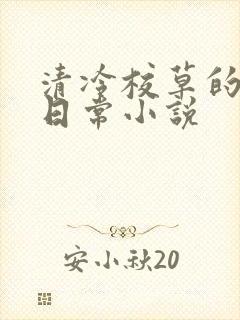 清冷校草的堕落日常小说封面