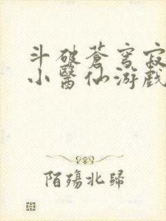 斗破苍穹寂寞的小医仙游戏世界