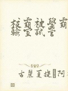 校霸被学霸压实验室试管