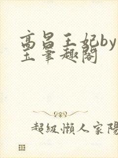 高昌王妃by黛玉笔趣阁封面