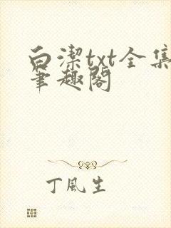 白洁txt全集笔趣阁