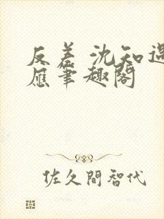 反差 沈知遇晏应笔趣阁