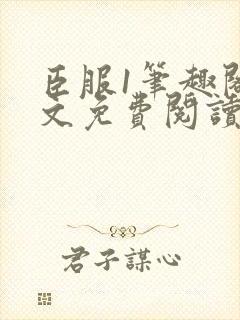 臣服1笔趣阁全文免费阅读无弹窗