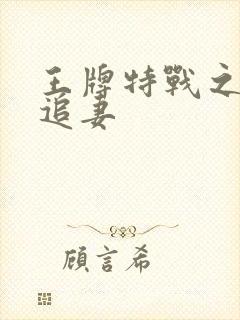 王牌特战之军少追妻