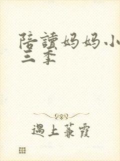 陪读妈妈小说第三季