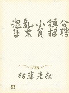 混乱小镇公交车售票员招聘条件封面