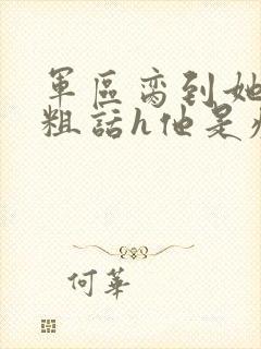 军区脔到她哭h粗话h他是疯批