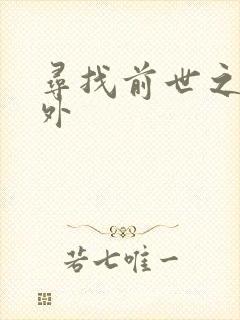 寻找前世之旅番外