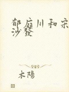 郁庭川和宋倾城沙发封面