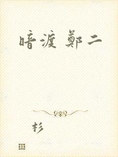 暗渡 郑二封面