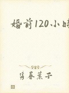 婚前120小时封面