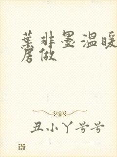 叶非墨温暖在厨房做