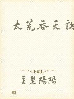 太荒吞天诀小说封面