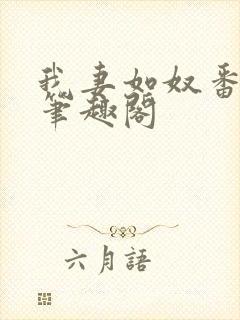 我妻如奴番外篇笔趣阁封面