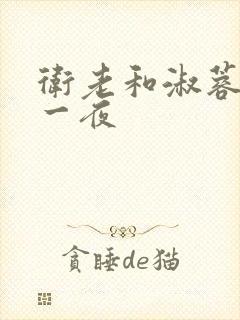 卫老和淑蓉销魂一夜