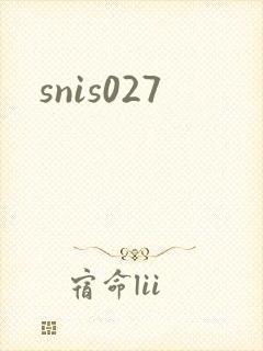 snis027封面