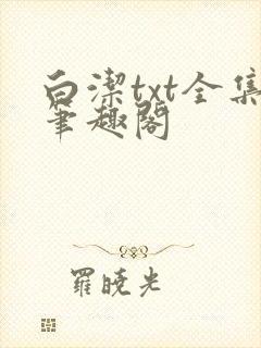 白洁txt全集笔趣阁