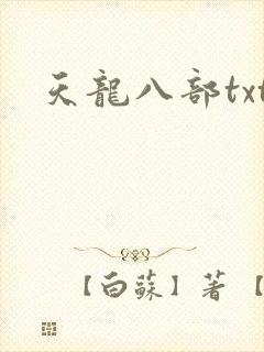 天龙八部txt
