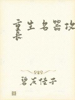 重生名器攻略兄长封面