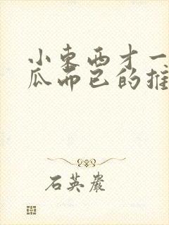 小东西才一根黄瓜而已的推荐书封面