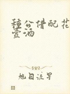 种公借配花间一壶酒