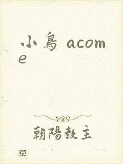 小鸟 acome