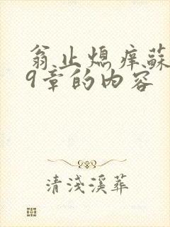 翁止熄痒苏钥第9章的内容封面