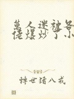 万人迷被各路大佬爆炒了小说封面